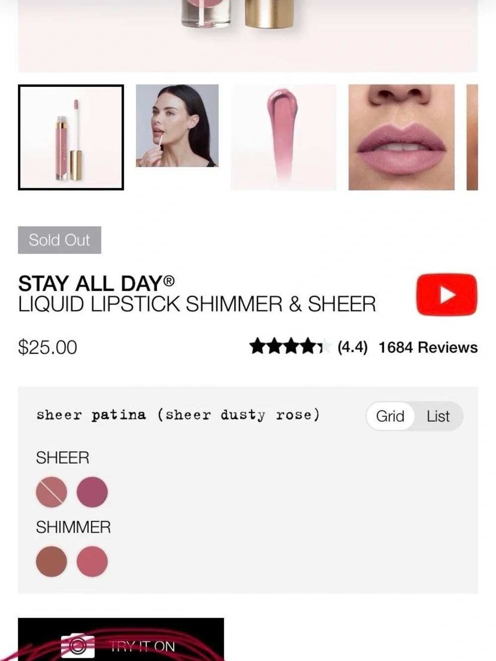 Stila Liquid Lipstick Trio — Red, Mauve, Brown